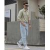 imageBeninos Mens Dress Shirts Solid Long Sleeve Texture Formal Shirt Business Casual Button Down ShirtsGreen No Texture