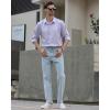 imageBeninos Mens Dress Shirts Solid Long Sleeve Texture Formal Shirt Business Casual Button Down ShirtsPurple No Texture