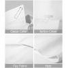 imageBeninos Mens Dress Shirts Solid Long Sleeve Texture Formal Shirt Business Casual Button Down ShirtsWhite