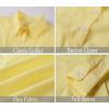 imageBeninos Womens Dress Shirts Long Sleeve Button Down Shirt Work WearYellow