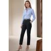 imageBeninos Womens White Button Down Shirts Elegant Office Dress Shirt BlouseBlue