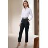 imageBeninos Womens White Button Down Shirts Elegant Office Dress Shirt BlouseWhite