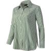 imageBeninos Striped Button Down Shirts for Women Dress Shirts Long Sleeve Casual Collared Office Work Shirt with PocketGreen