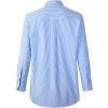 imageBeninos Striped Button Down Shirts for Women Dress Shirts Long Sleeve Casual Collared Office Work Shirt with PocketLight Blue