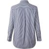 imageBeninos Striped Button Down Shirts for Women Dress Shirts Long Sleeve Casual Collared Office Work Shirt with PocketNavy