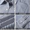 imageBeninos Striped Button Down Shirts for Women Dress Shirts Long Sleeve Casual Collared Office Work Shirt with PocketNavy