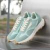 imageJABASIC Women Lace Up Fashion Sneakers Comfortable Vintage Walking Sports ShoesGreen