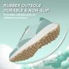 imageJABASIC Women Lace Up Fashion Sneakers Comfortable Vintage Walking Sports ShoesGreen