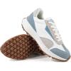 imageJABASIC Women Lace Up Fashion Sneakers Comfortable Vintage Walking Sports ShoesWhiteBlue