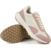 imageJABASIC Women Lace Up Fashion Sneakers Comfortable Vintage Walking Sports ShoesWhiteNude