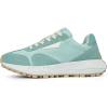 imageJABASIC Women Lace Up Fashion Sneakers Comfortable Vintage Walking Sports ShoesGreen