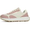 imageJABASIC Women Lace Up Fashion Sneakers Comfortable Vintage Walking Sports ShoesWhiteNude
