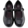 imageJABASIC Girls Mary Jane School Uniform ShoesBlack Pu
