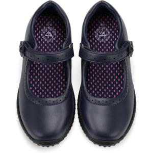 imageJABASIC Girls Mary Jane School Uniform ShoesNavy Pu