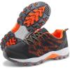 imageJABASIC Women Hiking Shoes Breathable Mesh Athletic Outdoor Sneakers