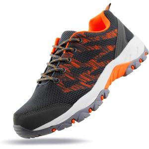 imageJABASIC Women Hiking Shoes Breathable Mesh Athletic Outdoor Sneakers