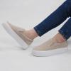 imageJABASIC Women Slipon Platform Loafers Casual Comfortable Loafer ShoesBeige