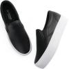 imageJABASIC Women Slipon Platform Loafers Casual Comfortable Loafer ShoesBlack