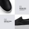 imageJABASIC Women Slipon Platform Loafers Casual Comfortable Loafer ShoesBlack