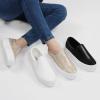 imageJABASIC Women Slipon Platform Loafers Casual Comfortable Loafer ShoesGolden