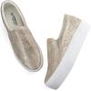 imageJABASIC Women Slipon Platform Loafers Casual Comfortable Loafer ShoesGolden