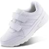 imageJABASIC Kids BlackWhite Hook and Loop School Uniform SneakerWhite