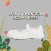 image:imageJABASIC Girls Mary Jane Flats School Uniform Dress ShoesWhite