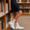 image:imageJABASIC Girls Mary Jane Flats School Uniform Dress ShoesWhite
