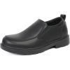 image:imageJABASIC Boys SlipOn School Uniform Shoes NonSlip Comfortable Loafers for KidsBlack