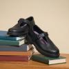 image:imageJABASIC Girls Lightweight NonMarking TStrap School Uniform Shoes Mary Jane FlatsBlack
