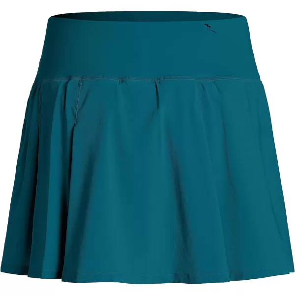 CRZ YOGA Pleated Tennis Skorts Skirts for Women with Pockets 1315  High Waisted Golf Skirts Workout Casual SkirtsBorealis Green