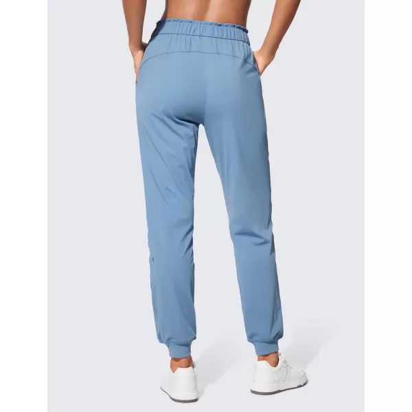 CRZ YOGA 4Way Stretch High Waisted Joggers for Women Lightweight Casual Dress Work Workout Pants Sweatpants PocketsUniverse Blue