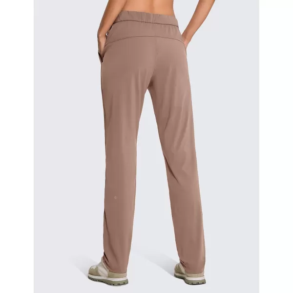 CRZ YOGA 4Way Stretch Pants for Women Tall 31 Athletic Trousers with PocketsMineral Brown