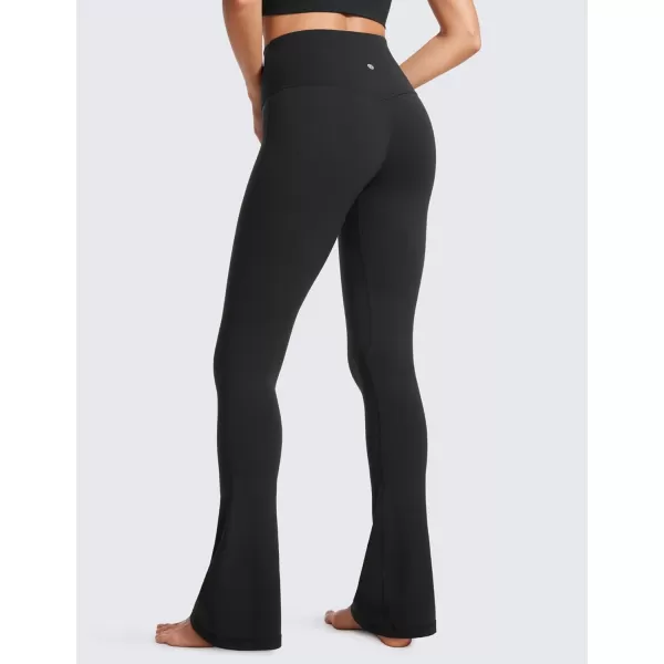 CRZ YOGA Butterluxe High Waist Mini Flared Leggings for Women 315  Bootcut Yoga Pants with Pocket Casual Lounge ComfyBlack