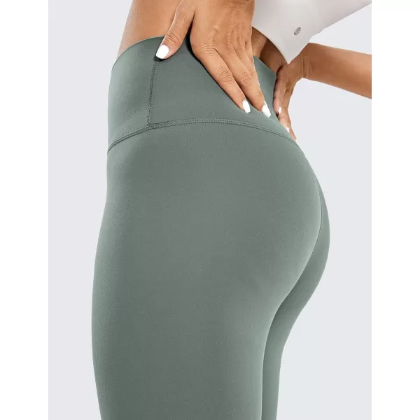 CRZ YOGA Butterluxe High Waisted Capris Workout Leggings for Women 23  Lounge Leggings Buttery Soft Yoga PantsGrey Sage