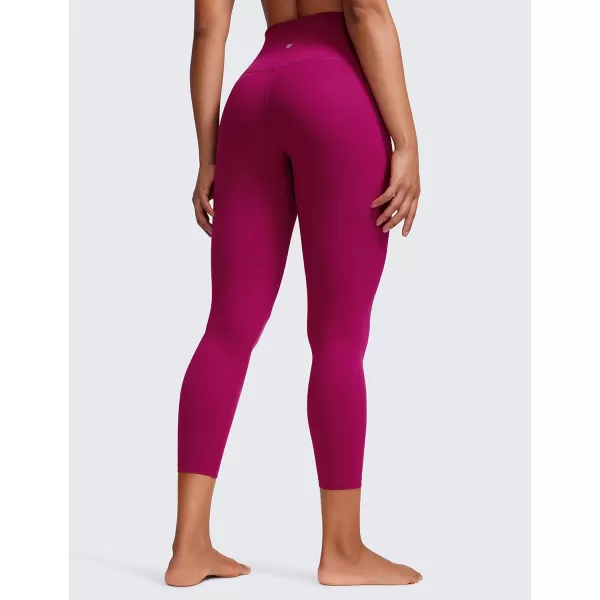 CRZ YOGA Butterluxe High Waisted Capris Workout Leggings for Women 23  Lounge Leggings Buttery Soft Yoga PantsMagenta Purple