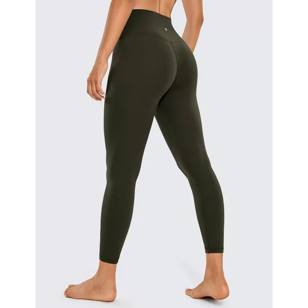 CRZ YOGA Butterluxe High Waisted Capris Workout Leggings for Women 23  Lounge Leggings Buttery Soft Yoga PantsOlive Green