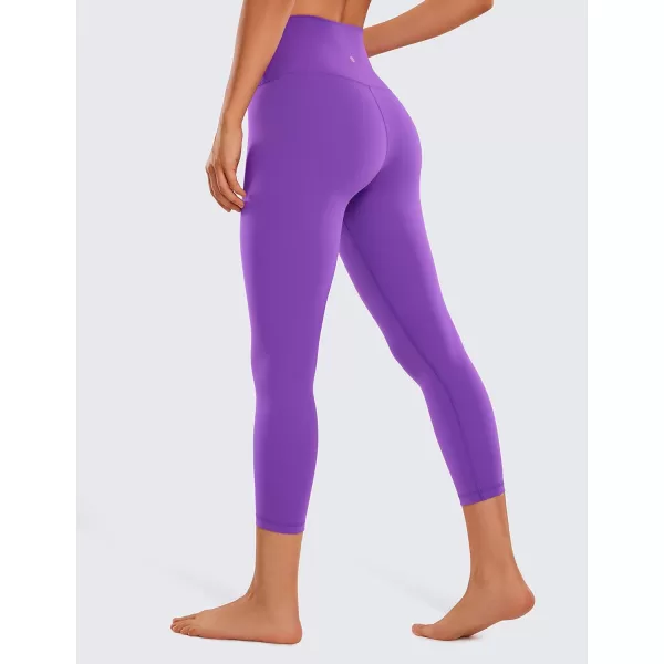 CRZ YOGA Butterluxe High Waisted Capris Workout Leggings for Women 23  Lounge Leggings Buttery Soft Yoga PantsRoyal Lilac