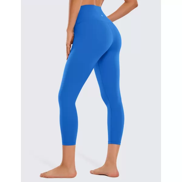 CRZ YOGA Butterluxe High Waisted Capris Workout Leggings for Women 23  Lounge Leggings Buttery Soft Yoga PantsSparkle Blue