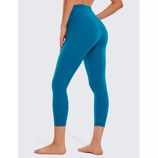 CRZ YOGA Butterluxe High Waisted Capris Workout Leggings for Women 23  Lounge Leggings Buttery Soft Yoga PantsSupersonic Blue