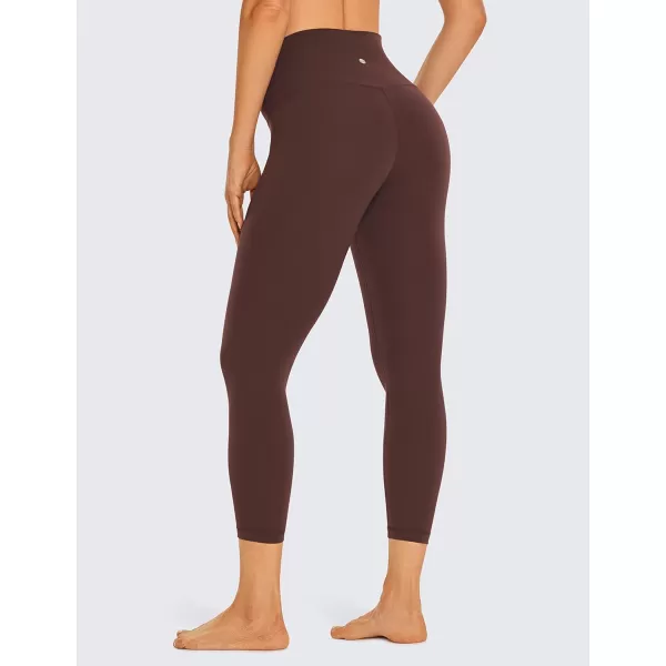 CRZ YOGA Butterluxe High Waisted Capris Workout Leggings for Women 23  Lounge Leggings Buttery Soft Yoga PantsTaupe