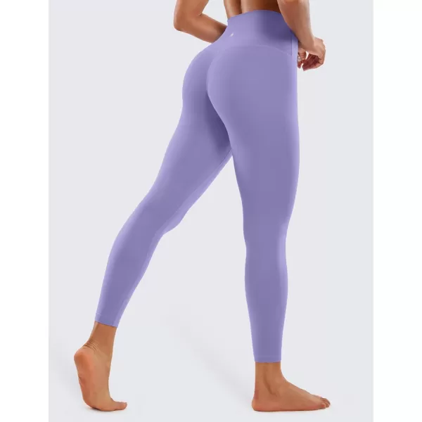 CRZ YOGA Butterluxe High Waisted Lounge Legging 25  Workout Leggings for Women Buttery Soft Yoga PantsDark Lavender Purple