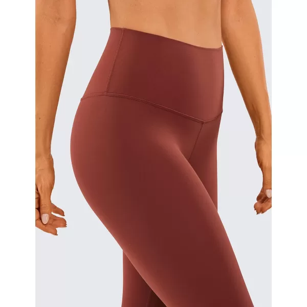 CRZ YOGA Butterluxe High Waisted Lounge Legging 25  Workout Leggings for Women Buttery Soft Yoga PantsJujube Brown