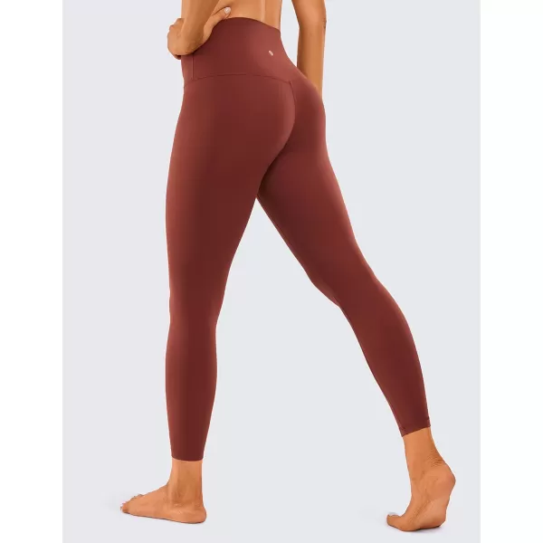 CRZ YOGA Butterluxe High Waisted Lounge Legging 25  Workout Leggings for Women Buttery Soft Yoga PantsJujube Brown