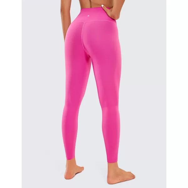 CRZ YOGA Butterluxe High Waisted Lounge Legging 25  Workout Leggings for Women Buttery Soft Yoga PantsNeon Light Purple