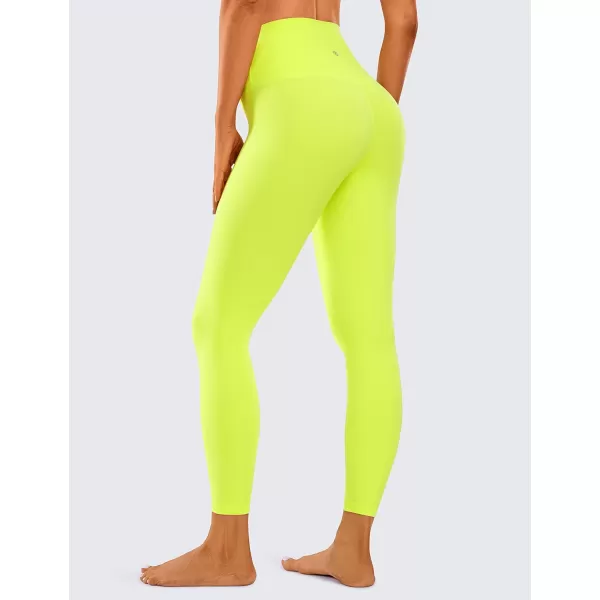 CRZ YOGA Butterluxe High Waisted Lounge Legging 25  Workout Leggings for Women Buttery Soft Yoga PantsNeon Yellow