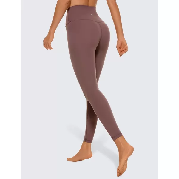 CRZ YOGA Butterluxe High Waisted Lounge Legging 25  Workout Leggings for Women Buttery Soft Yoga PantsPurple Taupe