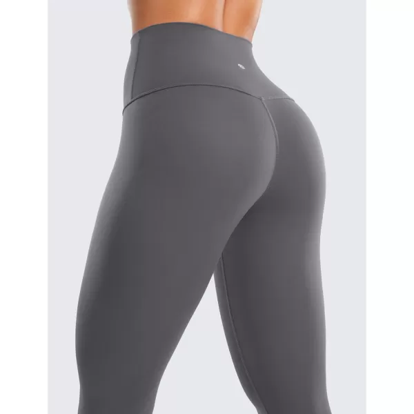 CRZ YOGA Butterluxe High Waisted Lounge Legging 28  Workout Leggings for Women Buttery Soft Yoga PantsDark Carbon