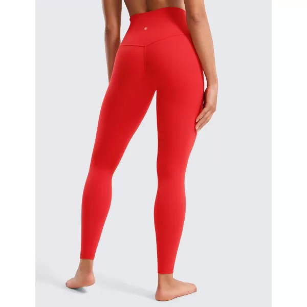 CRZ YOGA Butterluxe High Waisted Lounge Legging 28  Workout Leggings for Women Buttery Soft Yoga PantsDeep Red