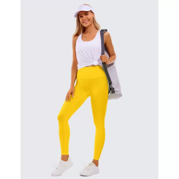 CRZ YOGA Butterluxe High Waisted Lounge Legging 28  Workout Leggings for Women Buttery Soft Yoga PantsHigh Visibility Yellow